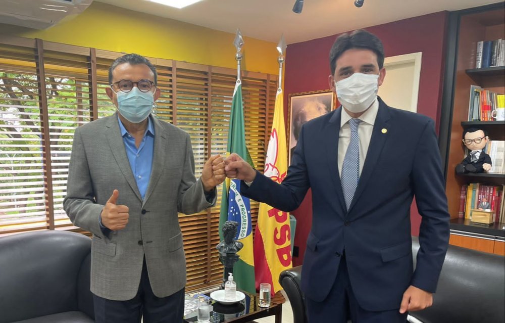 Silvio Costa Filho reúne-se com Carlos Siqueira, presidente nacional do PSB