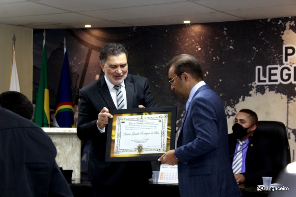 Tony Gel recebe título de Cidadão de Toritama