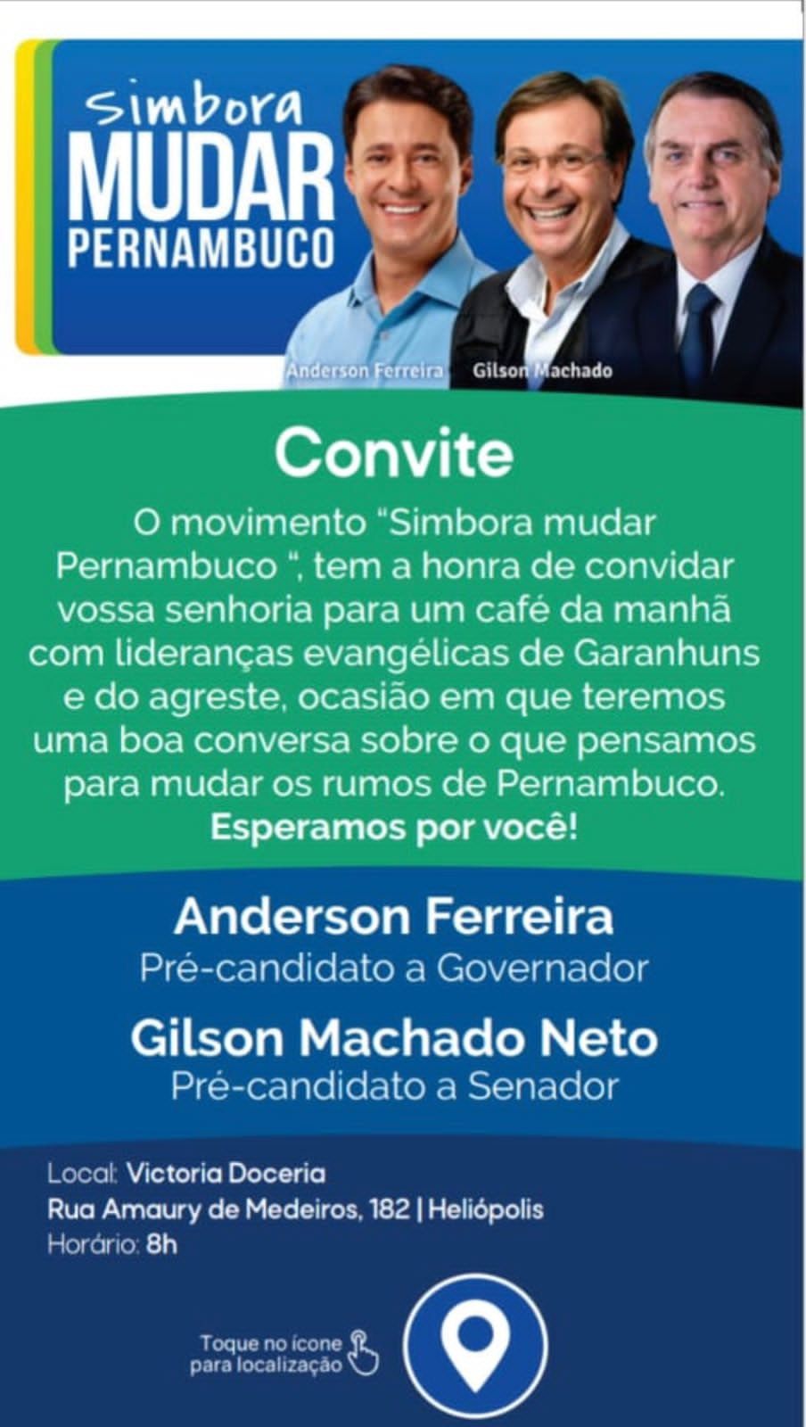 GARANHUNS: CAFÉ DA MANHÃ COM ANDERSON FERREIRA E GILSON MACHADO SEXTA