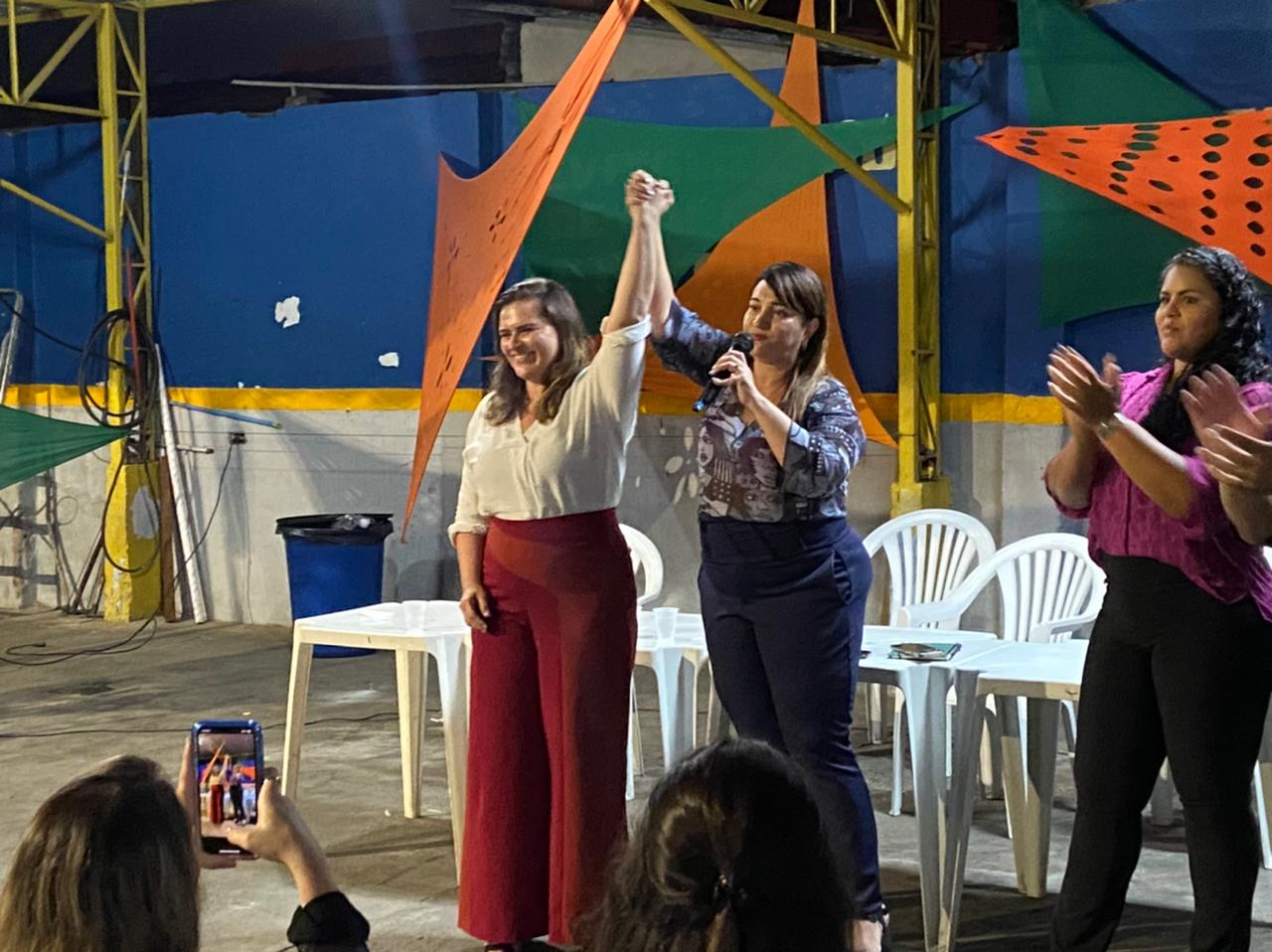 Aline Mariano apoia Marília Arraes e se lança candidata a Deputada Estadual