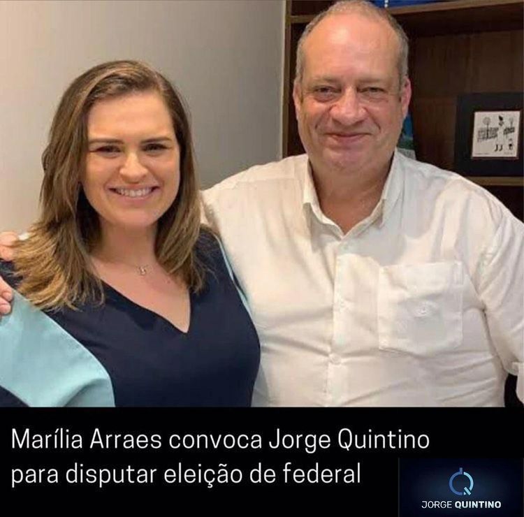 Jorge Quintino pode disputar eleição para deputado federal