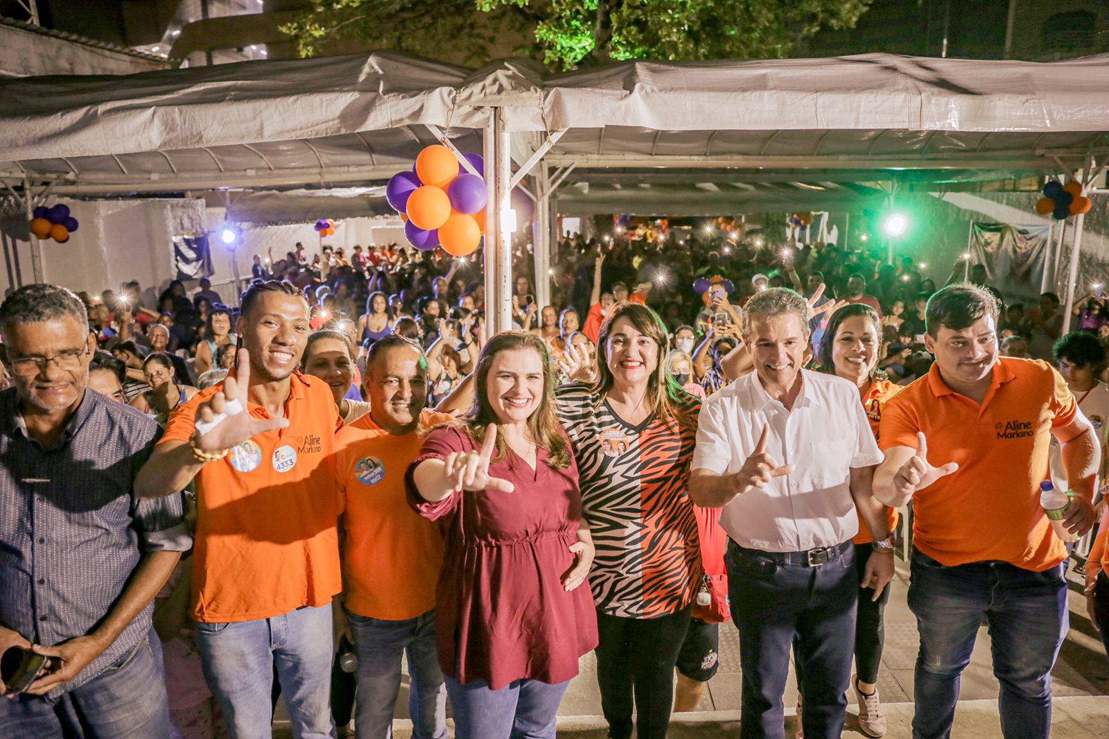 Marília Arraes e André de Paula participam de evento em Brasília Teimosa