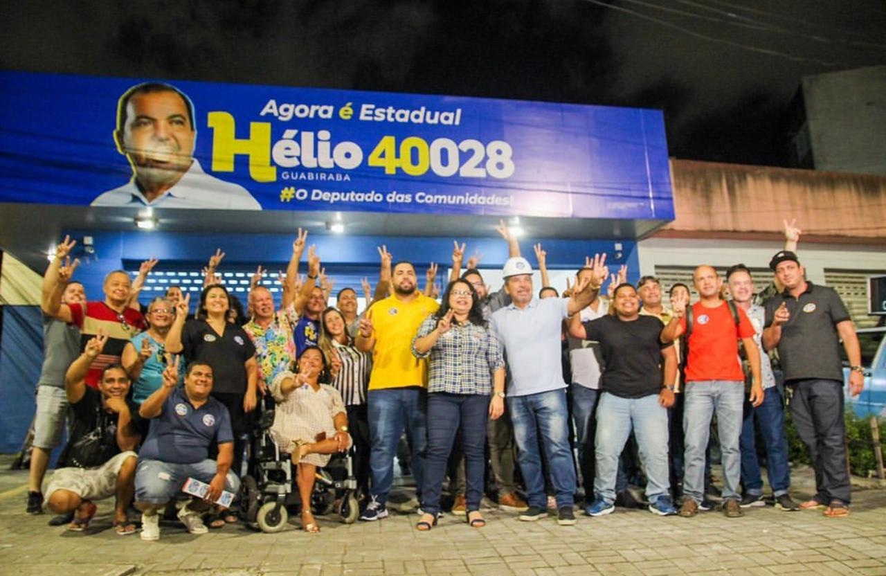 Hélio Guabiraba inicia campanha inaugurando comitê central em Casa Amarela