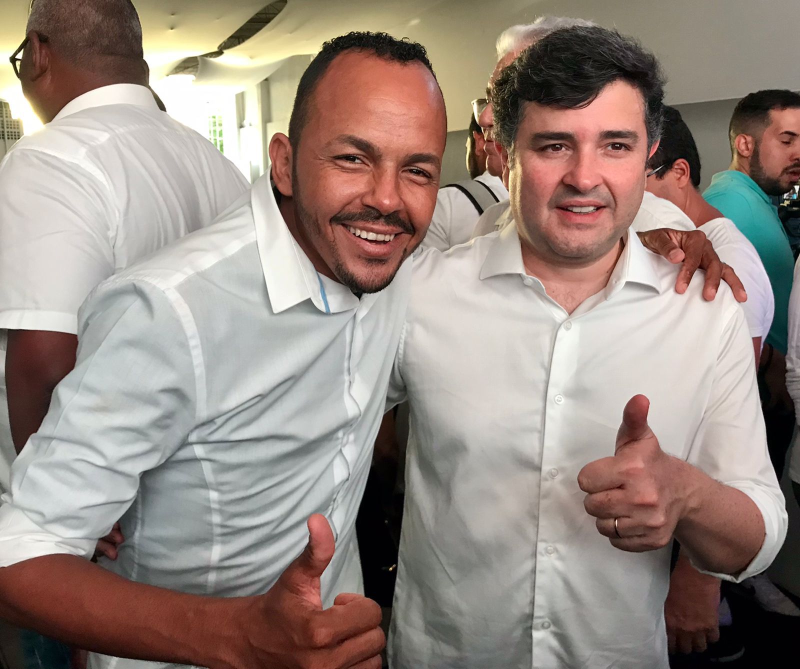 Emmanuell Clécio recebe apoio do presidente estadual do PP, Eduardo da Fonte