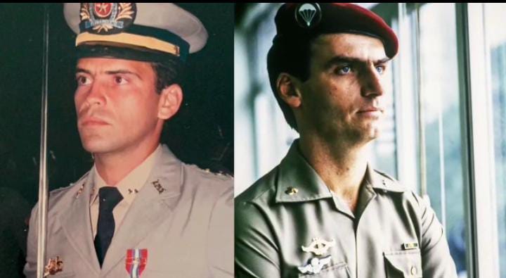 Novo guia do Coronel Alberto Feitosa mostra imagens do Coronel e do Capitão como militar