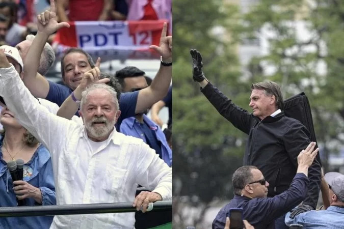 Ipec: Lula tem 55% dos votos válidos, enquanto Bolsonaro marca 45%