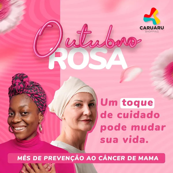 Exames gratuitos marcam ‘Outubro Rosa’ em centro de compras de Caruaru
