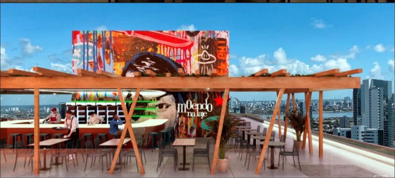 Recife Antigo ganha novo restaurante com assinatura de badalado Chef, em Rooftop com vista 360º, no empreendimento Moinho Recife
