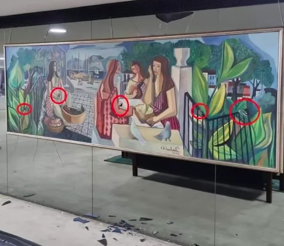 UFPE dispõe especialistas para recuperar obras de arte e documentos vandalizados em Brasília