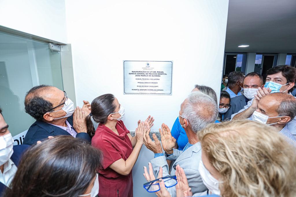 Governadora Raquel Lyra inaugura leitos de terapia intensiva na Zona da Mata